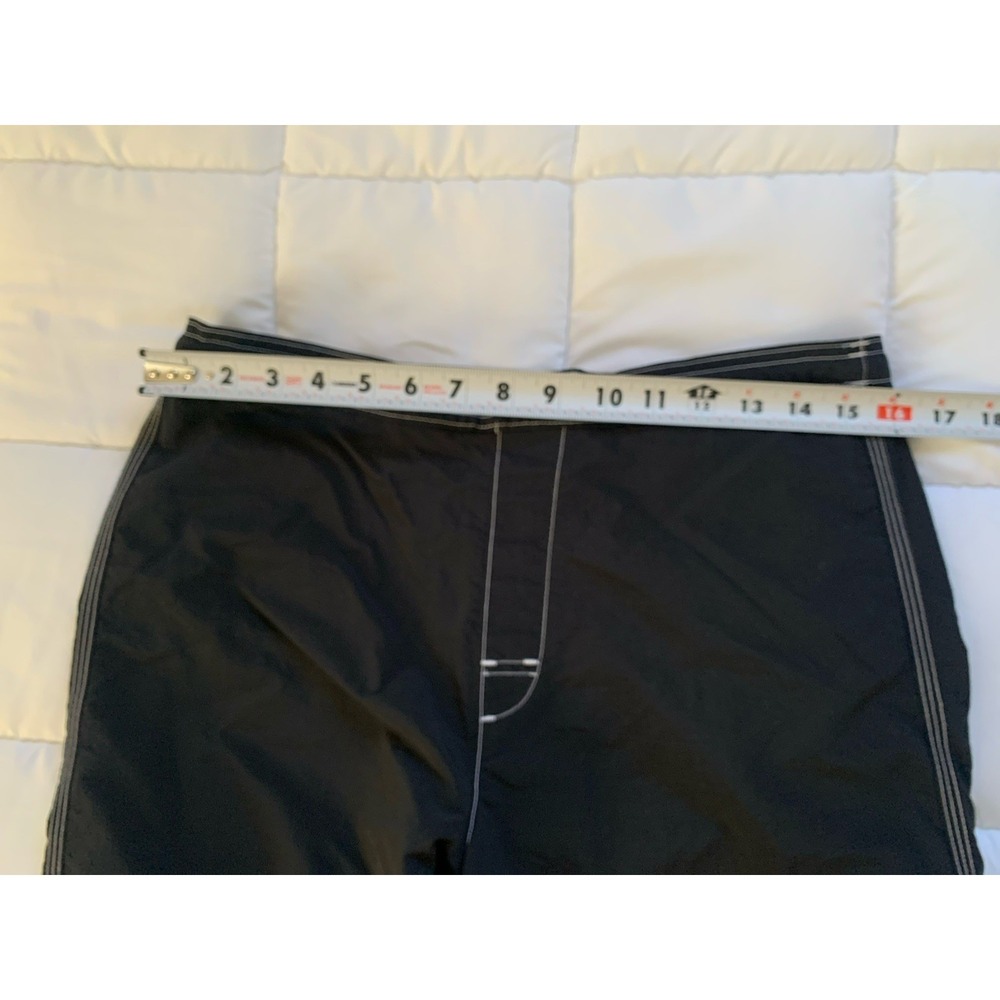 LANDS' END Boys Size Large 12-14 Swim Trunks Suit Mesh Lining Black Swimsuit - Picture 5 of 10